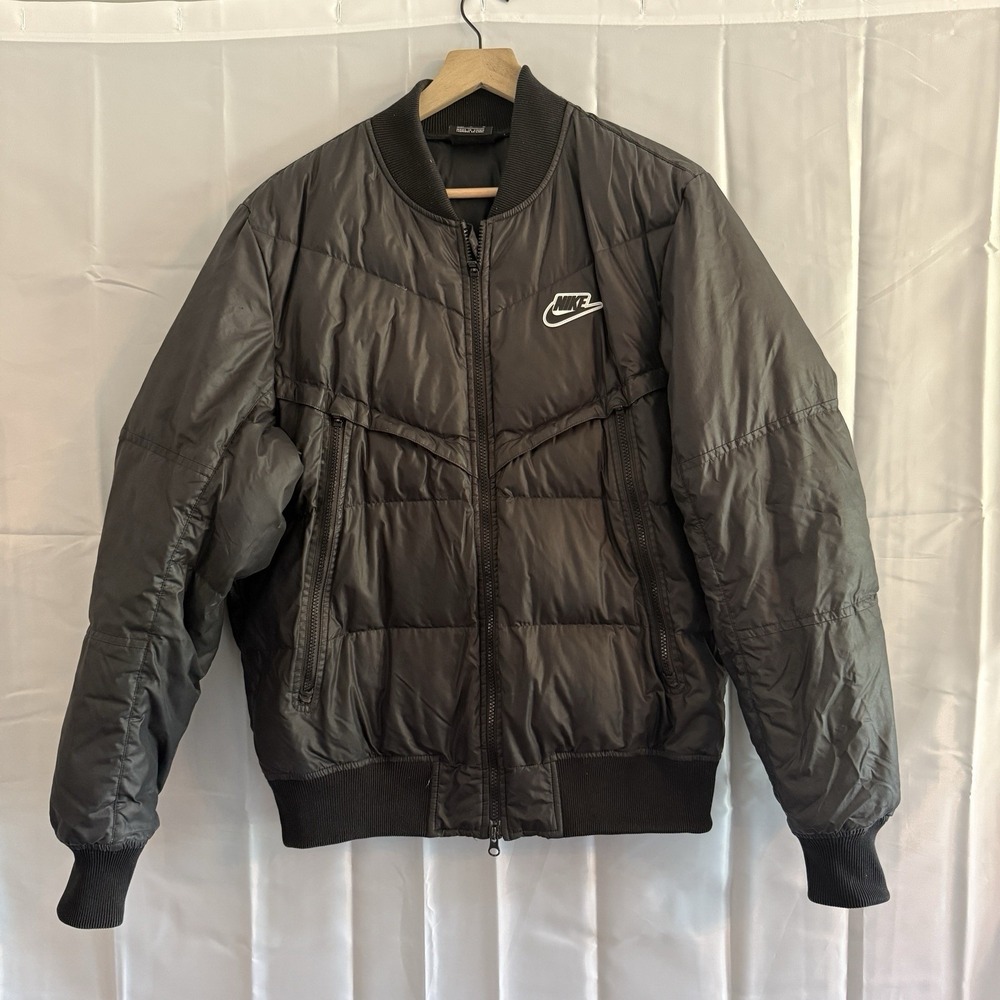 Nike Down Fill Bomber Jacket‎ Twilight Marsh Black Coat